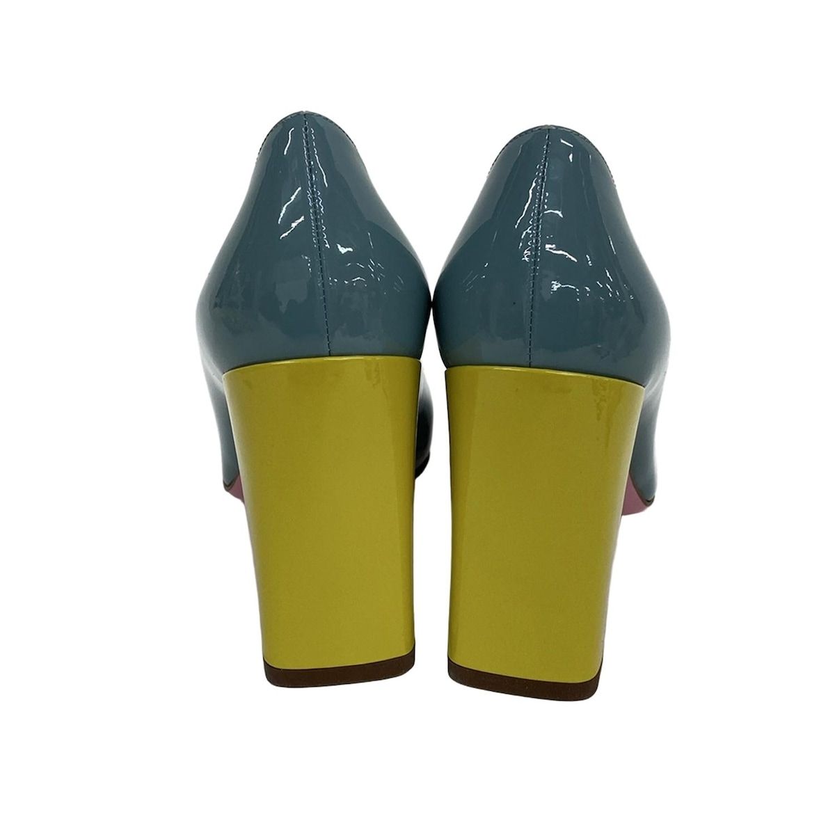 FENDI(フェンディ) パンプス 37 レディース美品 - ブルーグレー×ダーク