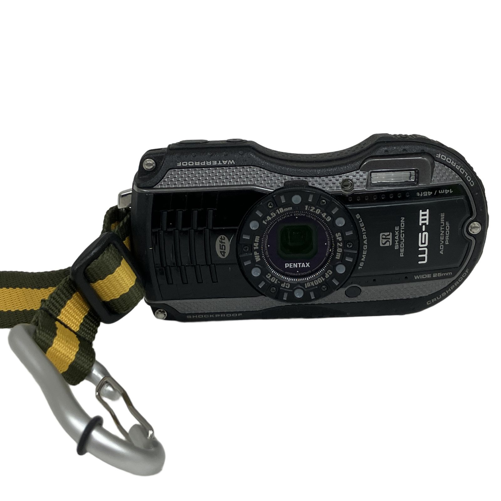 PENTAX WG-3 ブラック デジタルカメラ 防水14m 耐衝撃2.0m