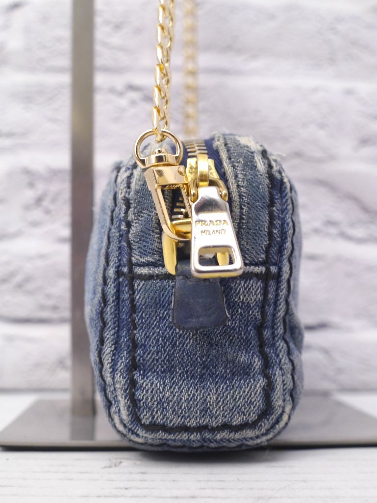 ◇ PRADA プラダ CANAPA カナパ クロスボディ チェーンストラップ