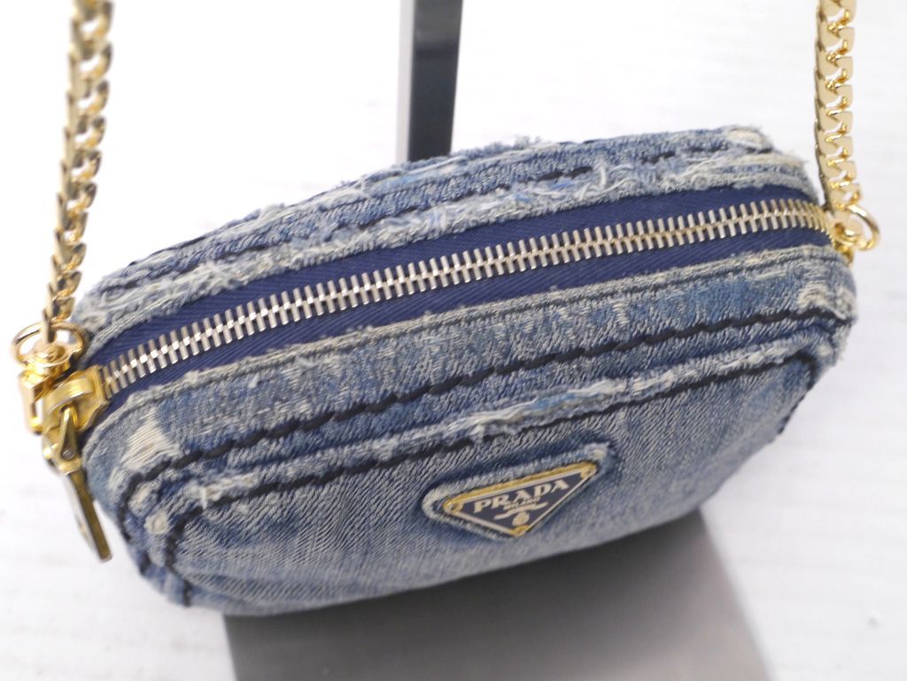 ◇ PRADA プラダ CANAPA カナパ クロスボディ チェーンストラップ