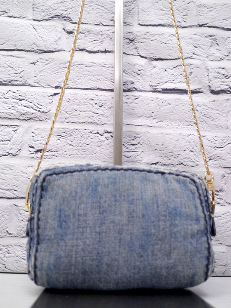 定価15万‼️ 削除予定⚠️ PRADA カナパ デニム / プラダ ショルダー プラダ(Prada) カナパ 1BG439 レディース デニム ショルダーバッグ