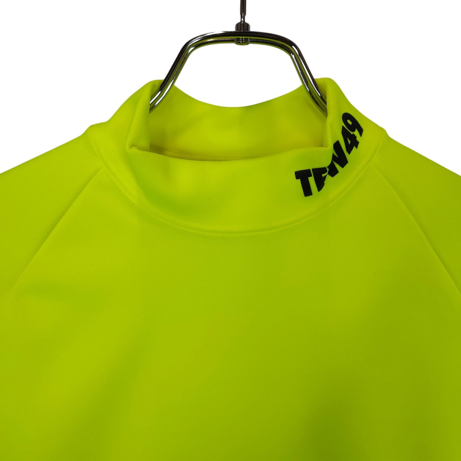 TFW49 モックネック　長袖　イエロー　S junhashimoto ゴルフ TFW49 ティーエフダブリュー ゴルフ WARM MOCK NECK T モックネック