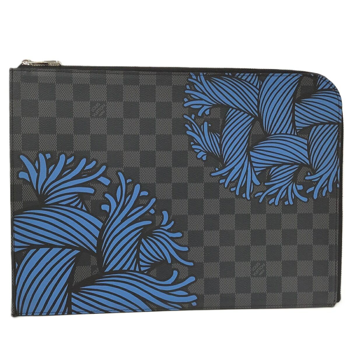 ルイ・ヴィトン ポシェット ジュール GM NM ダミエグラフィット LOUIS VUITTON クラッチバッグ ポシェットジュール GM ダミエ グラ