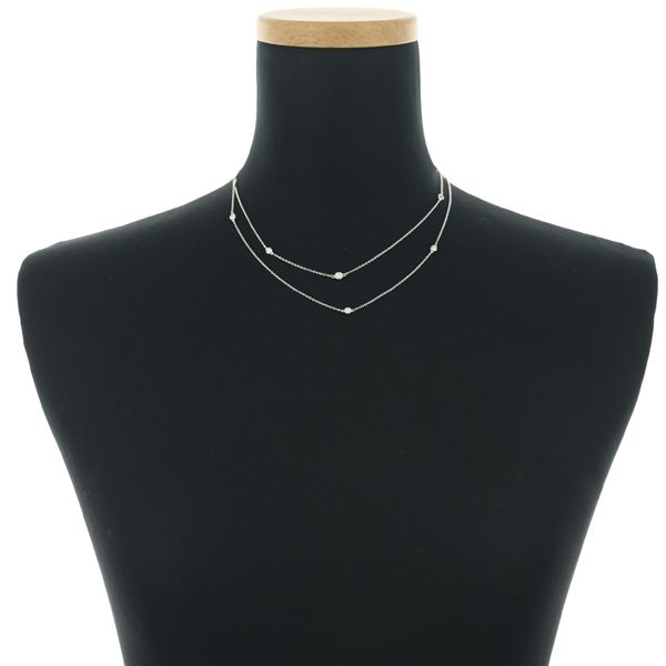 ティファニー ネックレス ダイヤ ダイヤモンド バイザヤード 9P