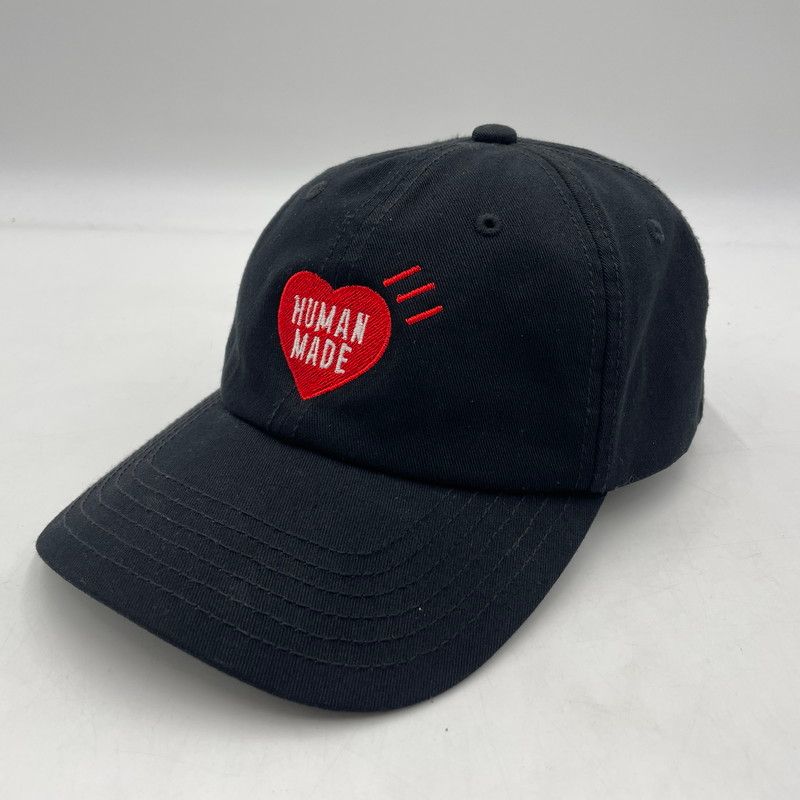 中古品】 HUMAN MADE ヒューマンメイド DAILY HEART LOGO CAP デイリー