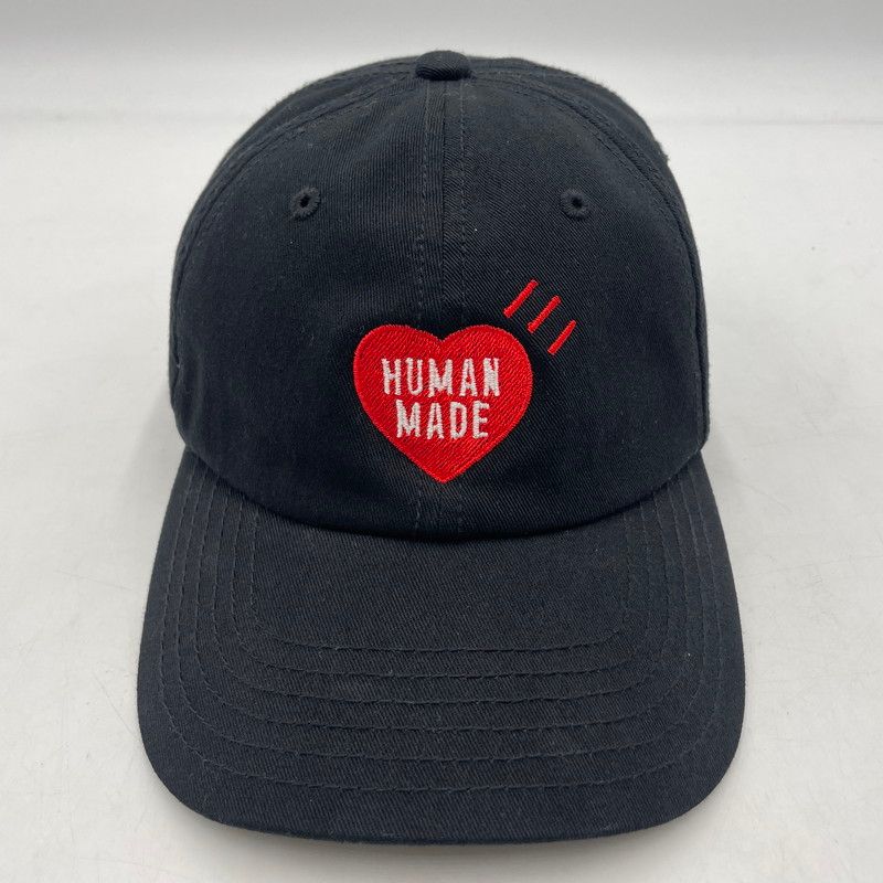 中古品】 HUMAN MADE ヒューマンメイド DAILY HEART LOGO CAP デイリー