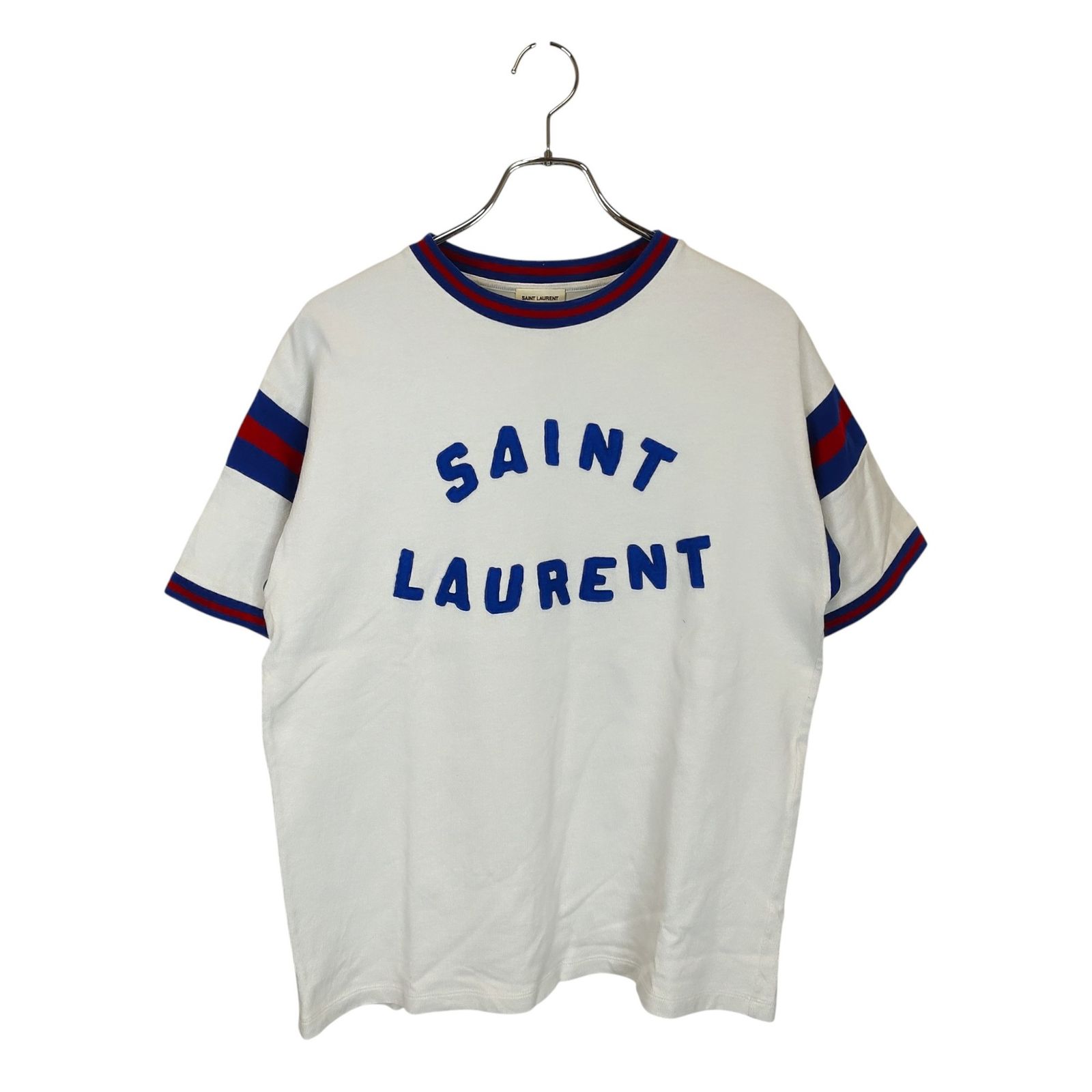 SAINT LAURENT PARIS サン ローラン パリ 21SS Vintage-Effect Logo