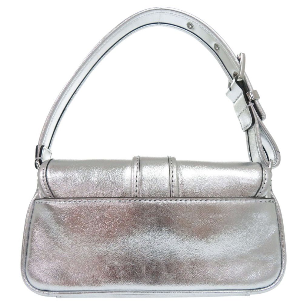 【美品】マイケルコース シアリング ファー レザー ハンドバッグ シルバー金具 美品】マイケルコース シアリング ファー レザー ハンドバッグ