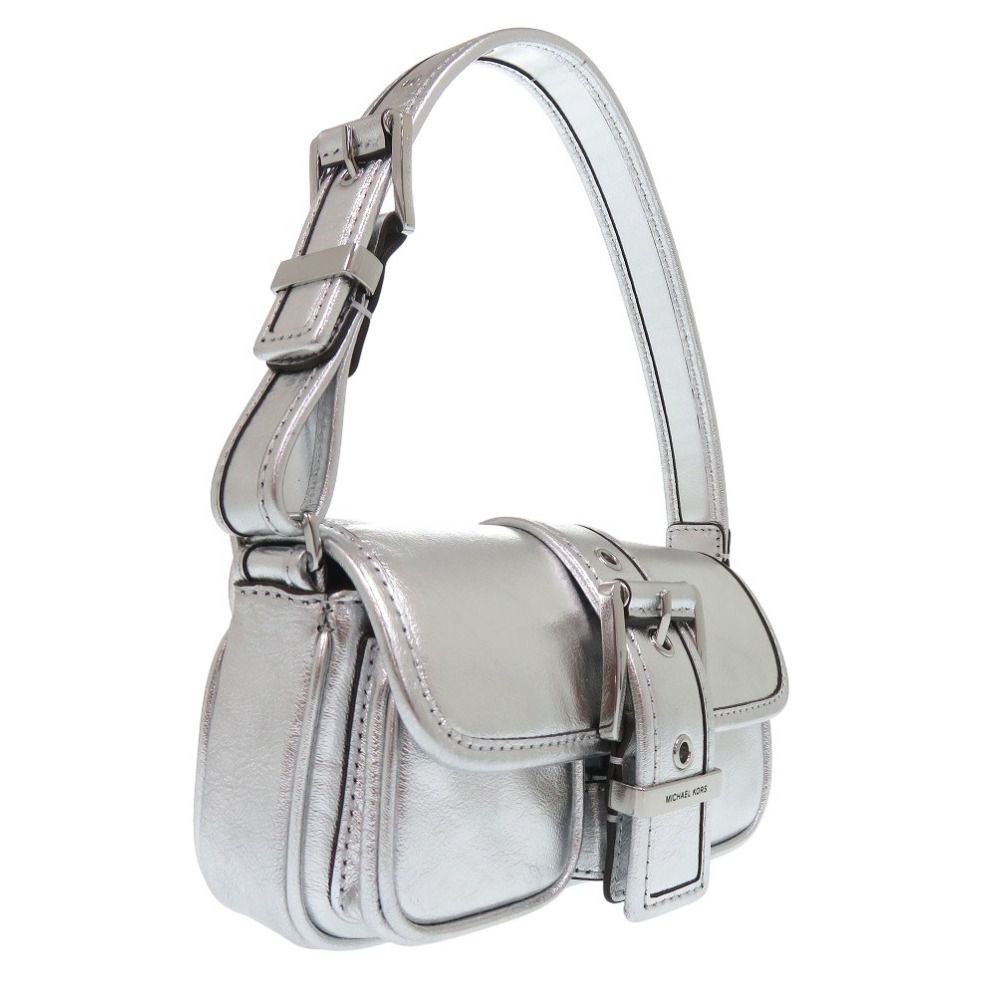 【美品】マイケルコース シアリング ファー レザー ハンドバッグ シルバー金具 k10042a.jpg