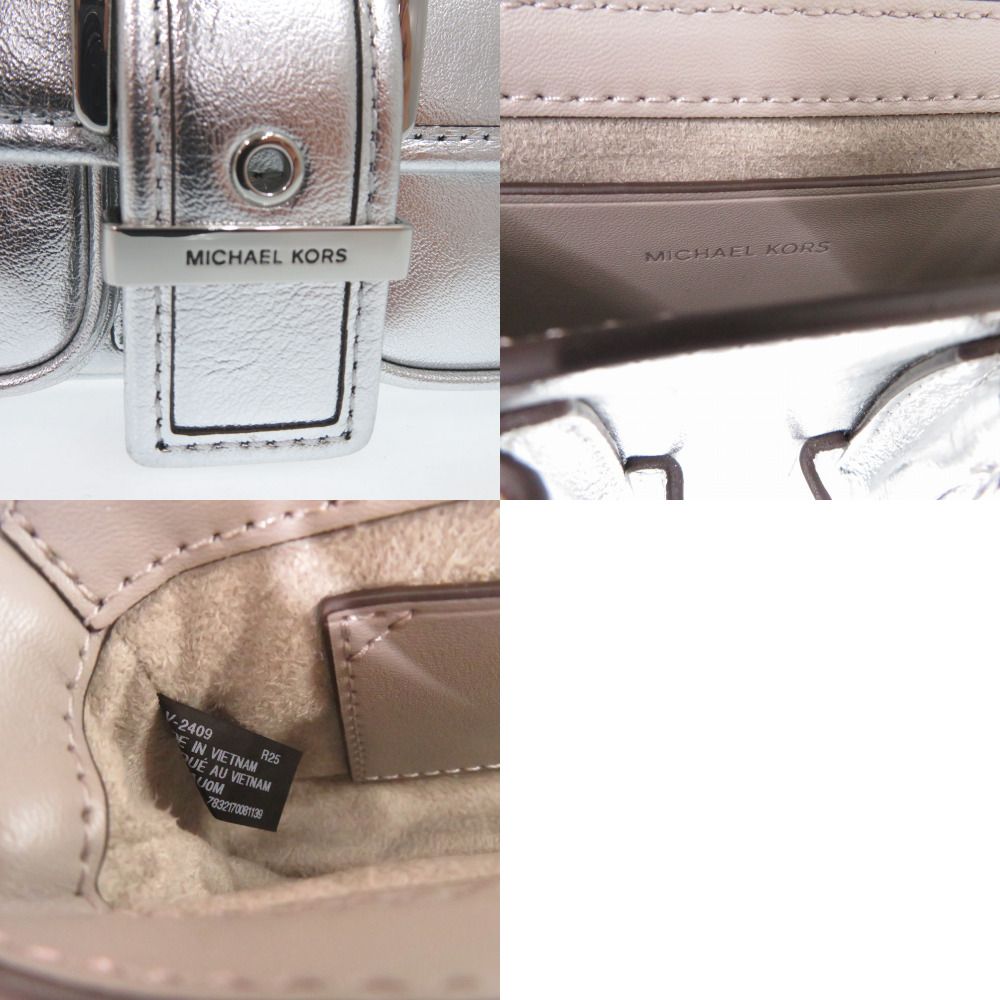 未使用品 マイケルコース COLBY メタリック レザー ショルダーバッグ