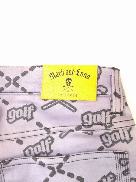 R365 [人気] MARK&LONA マーク&ロナ パンツ 50 パープル系 MLM-0C-AT05