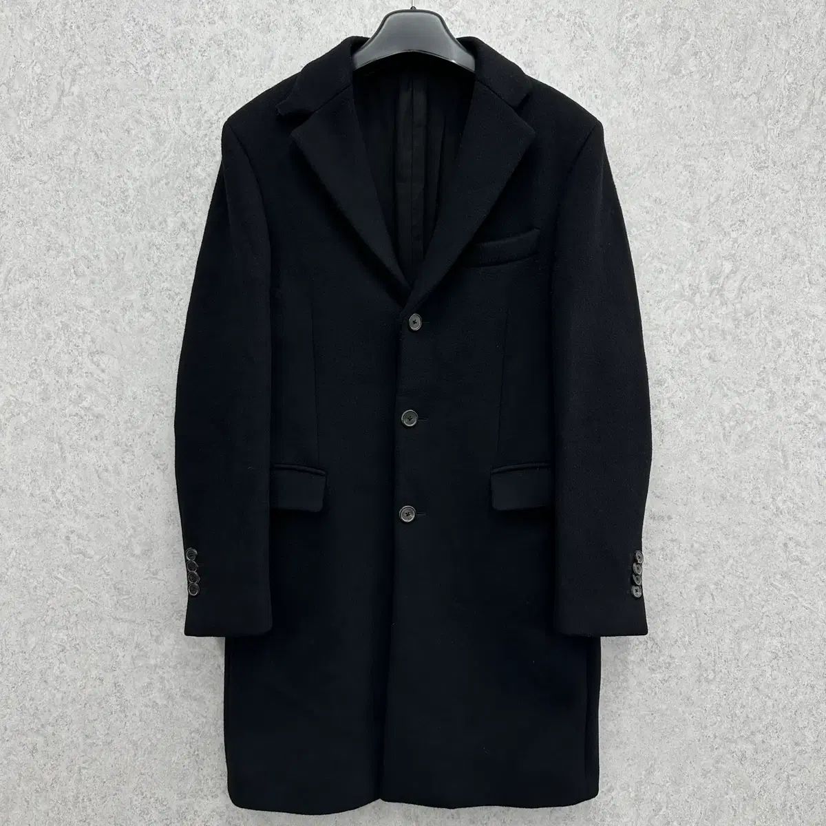 timeison タイムイズオン ピーコート 黒 タイムイズオン TIME IS MID 