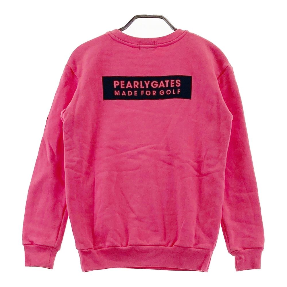 サイズ：0 PEARLY GATES パーリーゲイツ 長袖 トレーナー ピンク系