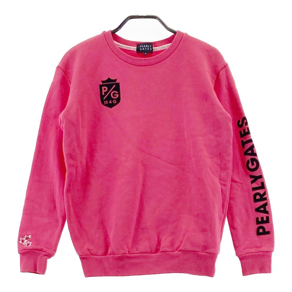 サイズ：0 PEARLY GATES パーリーゲイツ 長袖 トレーナー ピンク系