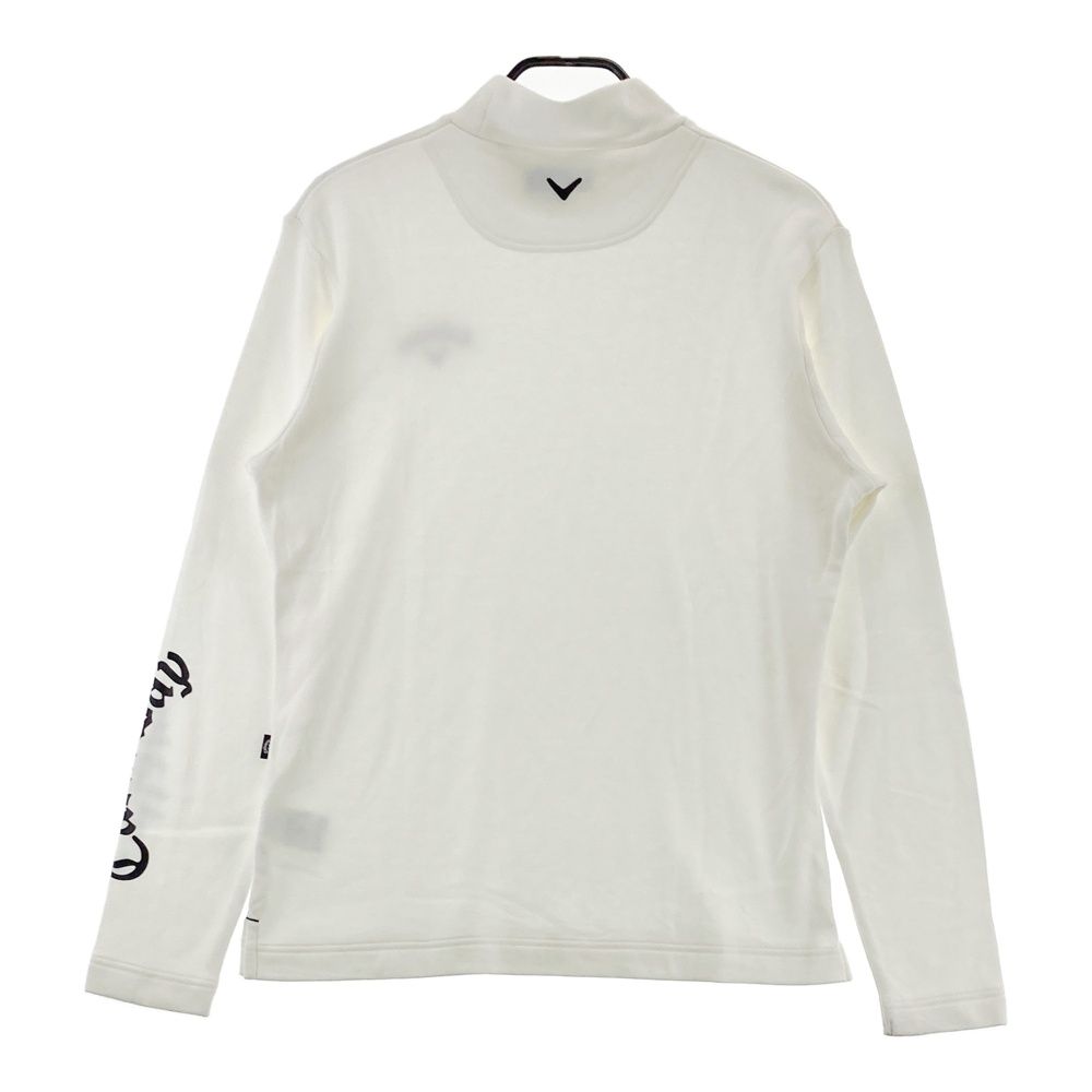 サイズ：L CALLAWAY キャロウェイ 裏起毛 モックネック長袖Tシャツ