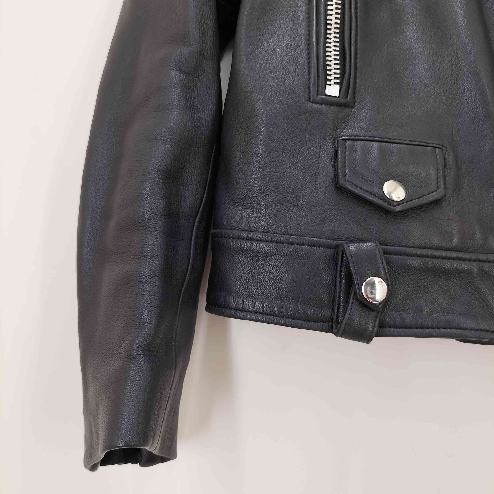 アクネストゥディオズ ACNE STUDIOS MOCK ラムレザー ダブルライダース