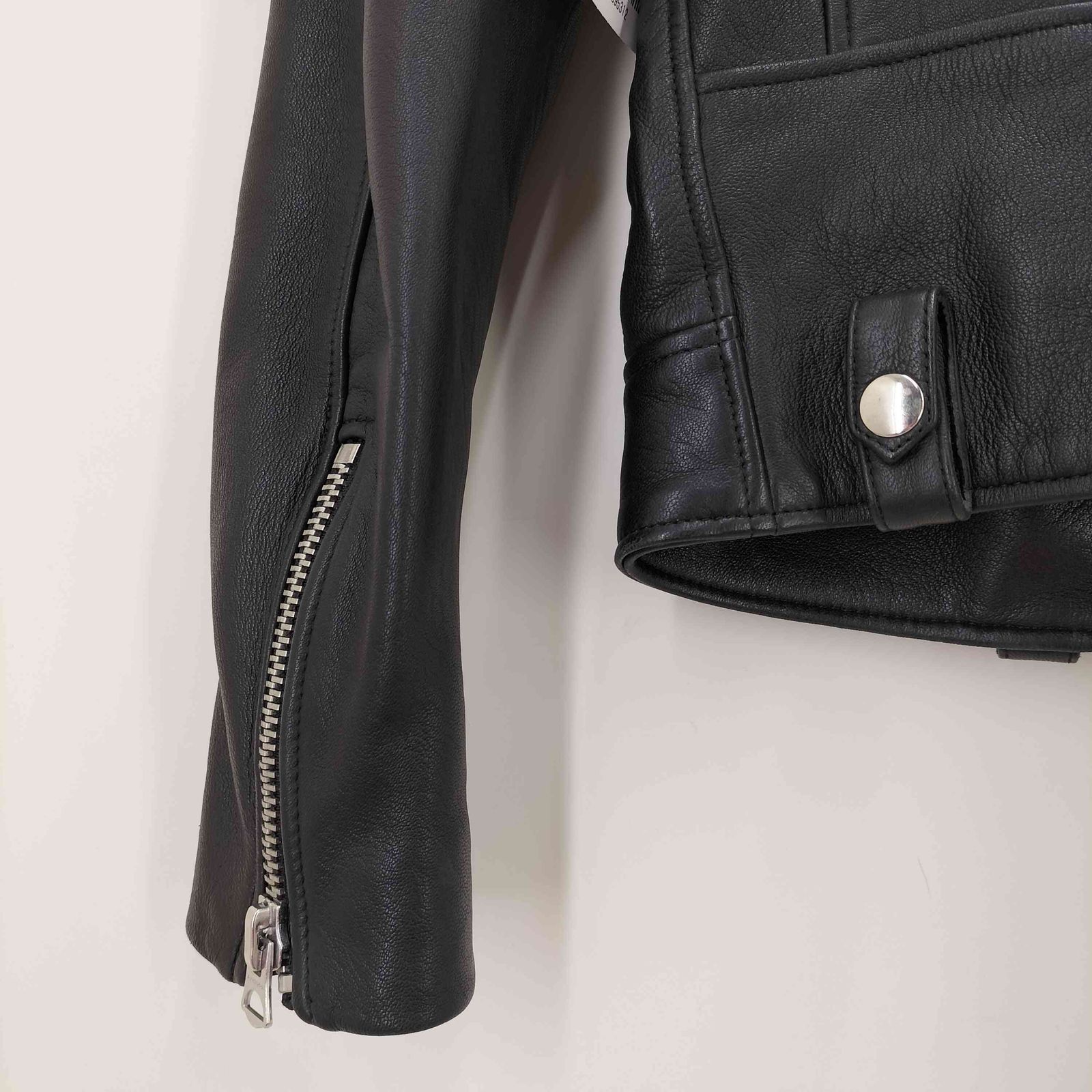 Acne Studios　アクネ　MOCK　レザーダブルライダースジャケット アクネストゥディオズ ACNE STUDIOS MOCK ラムレザー ダブルライダース