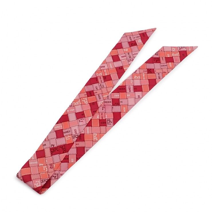 HERMES エルメス Twilly ツイリー リボンスカーフ H062408S