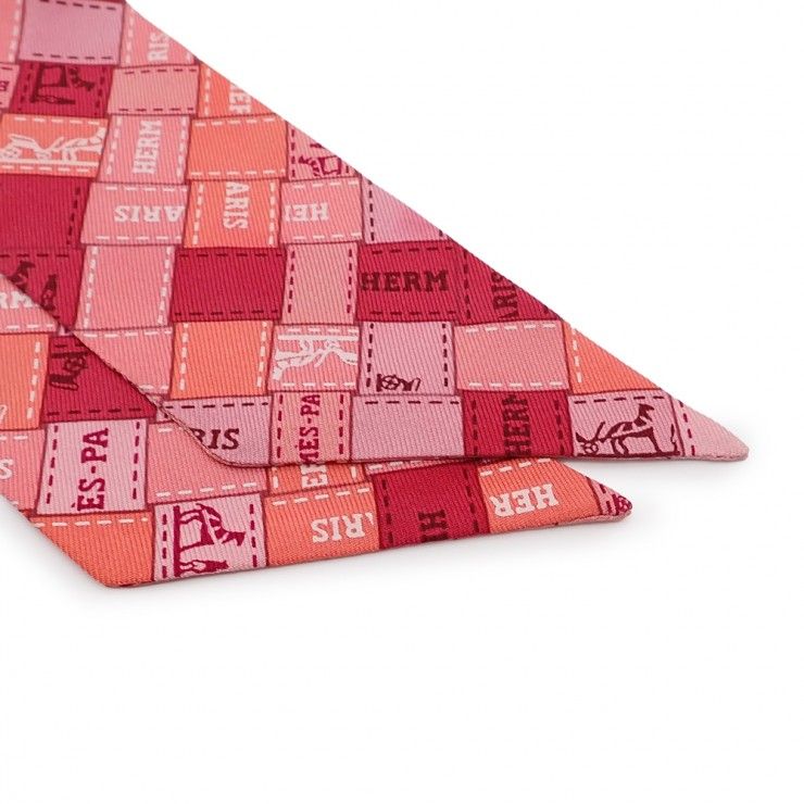 HERMES エルメス Twilly ツイリー リボンスカーフ H062408S