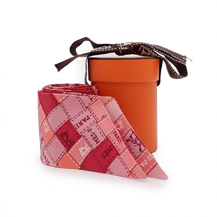 HERMES エルメス Twilly ツイリー リボンスカーフ H062408S