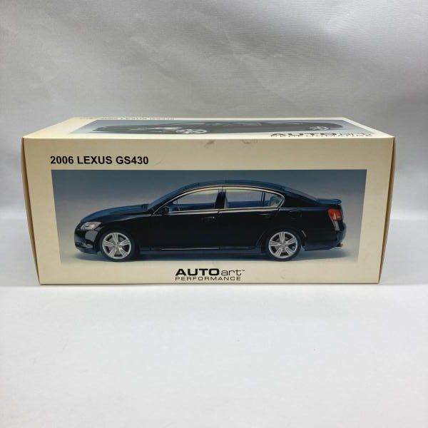 中古】オートアート 1/18 78802 レクサス GS430 2006(ブラック) 開封品