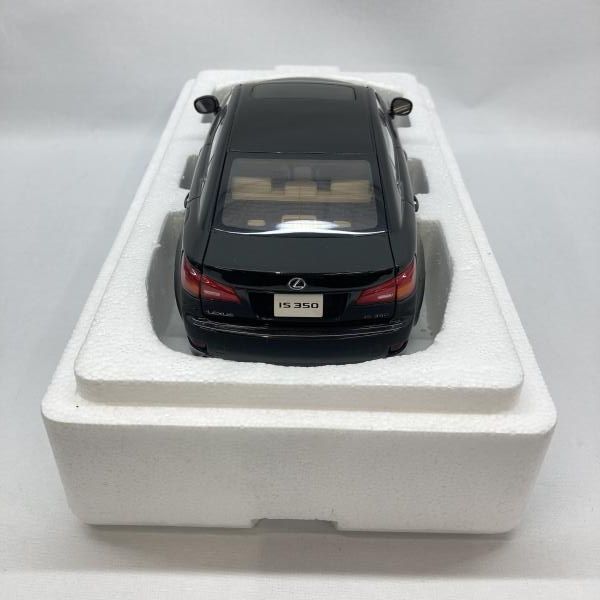 送料無料】 1/18ミニカー レクサスIS350 Auto art 黒 中古 AUTOart 1