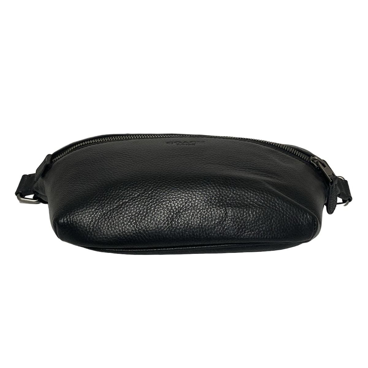 COACH(コーチ) ウエストポーチ - C1413 黒 レザー - メルカリ