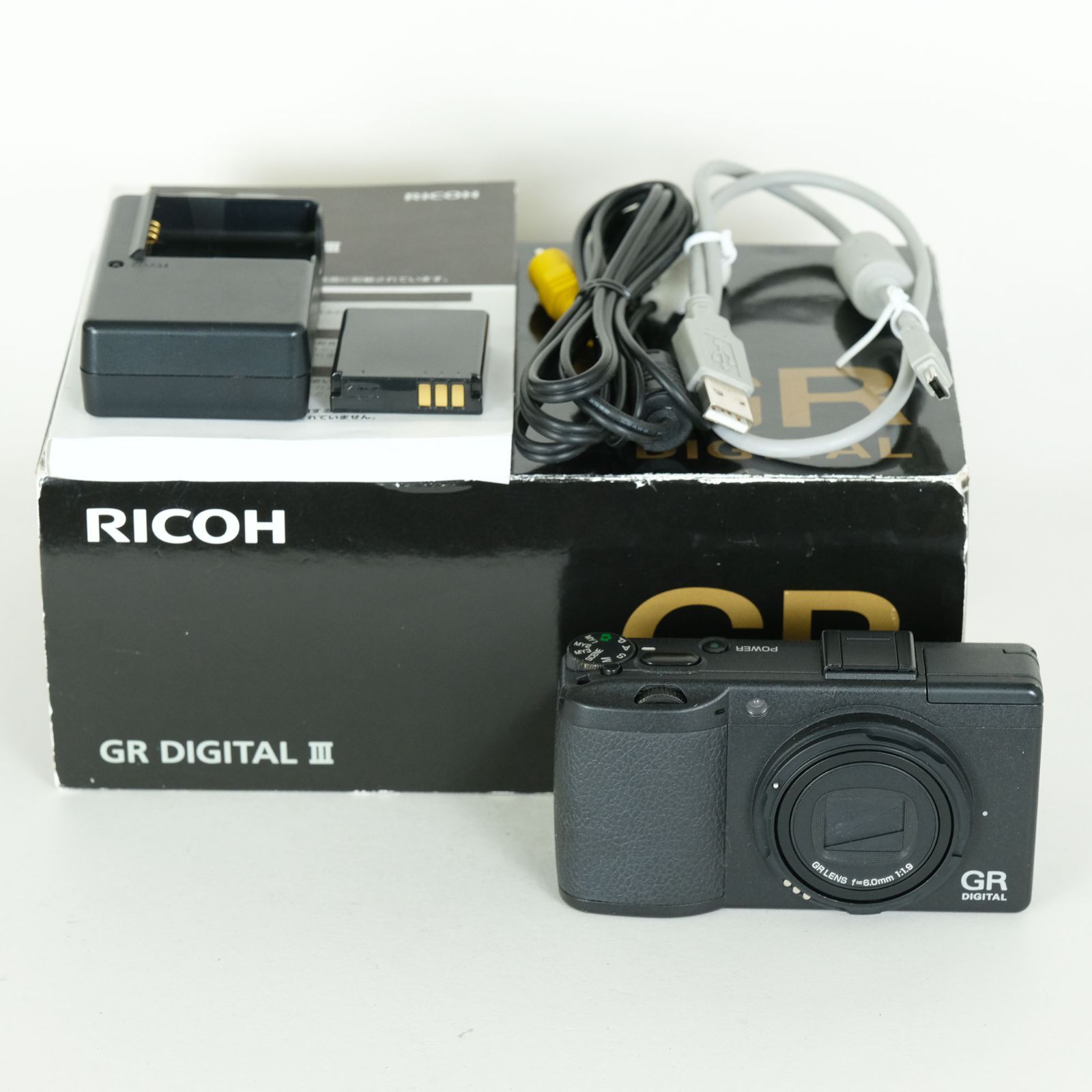 美品 RICOH GR DIGITAL III 本体・シャッター回数1002 良品 | シャッター数3,790回｜注意事項あり] RICOH GR DIGITAL III