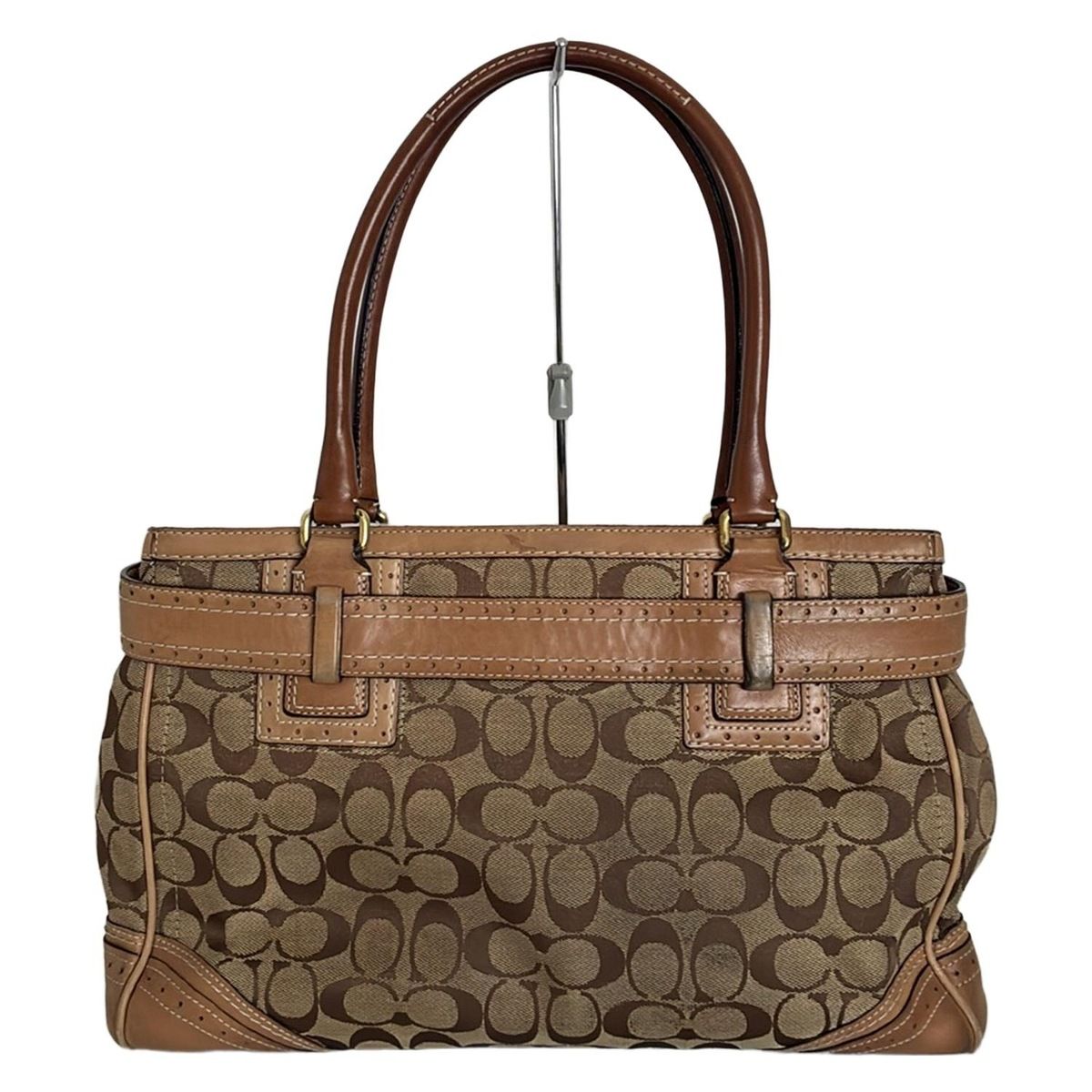 COACH(コーチ) ショルダーバッグ ハンプトンズシグネチャーラージ 