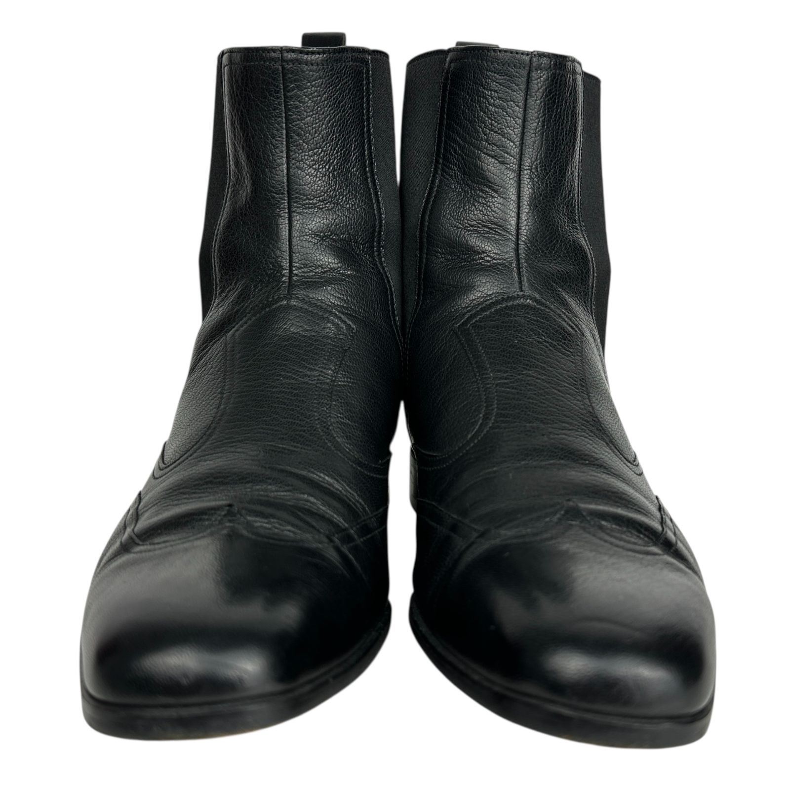 GUCCI】グッチ サイドゴアブーツ ブラック 靴 24cm相当 メンズ