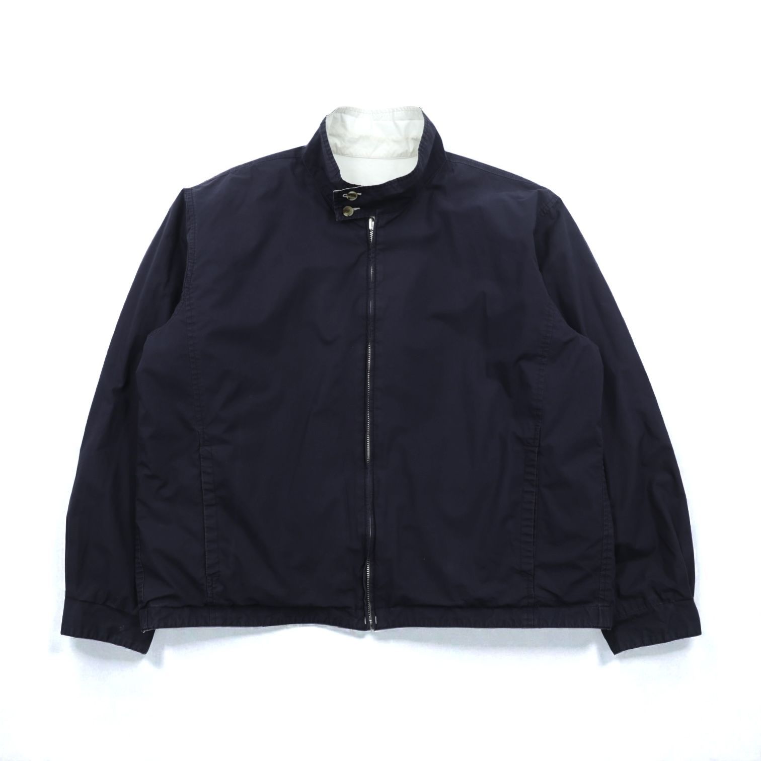 LANDS' END リバーシブル スウィングトップ ハリントンジャケット L