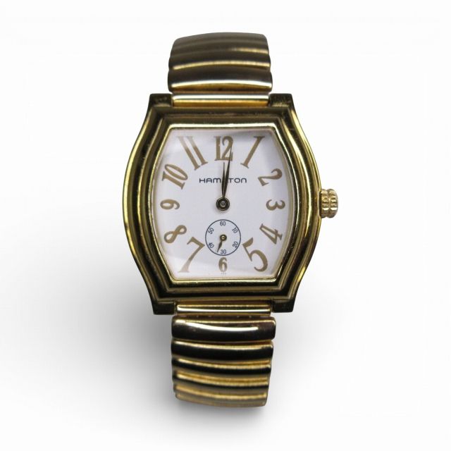 ハミルトン HAMILTON ダッドソン 稼働品 腕時計 クオーツ スモセコ