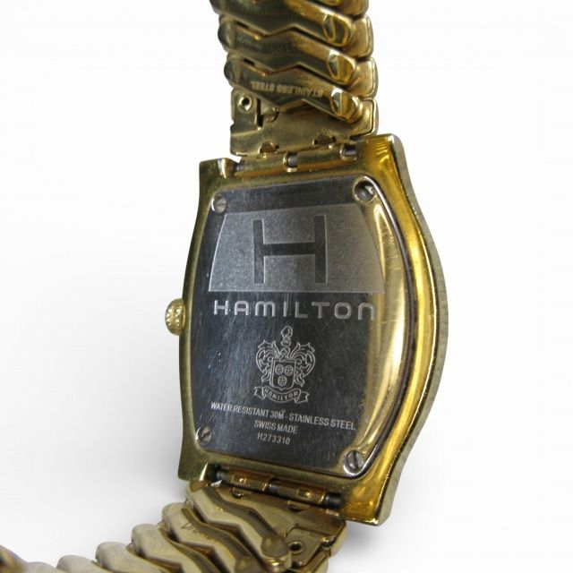 【稼働】HAMILTON ハミルトン ダッドソン ミニ スモセコ ブラック文字盤 ハミルトン HAMILTON ダッドソン 稼働品 腕時計 クオーツ スモセコ