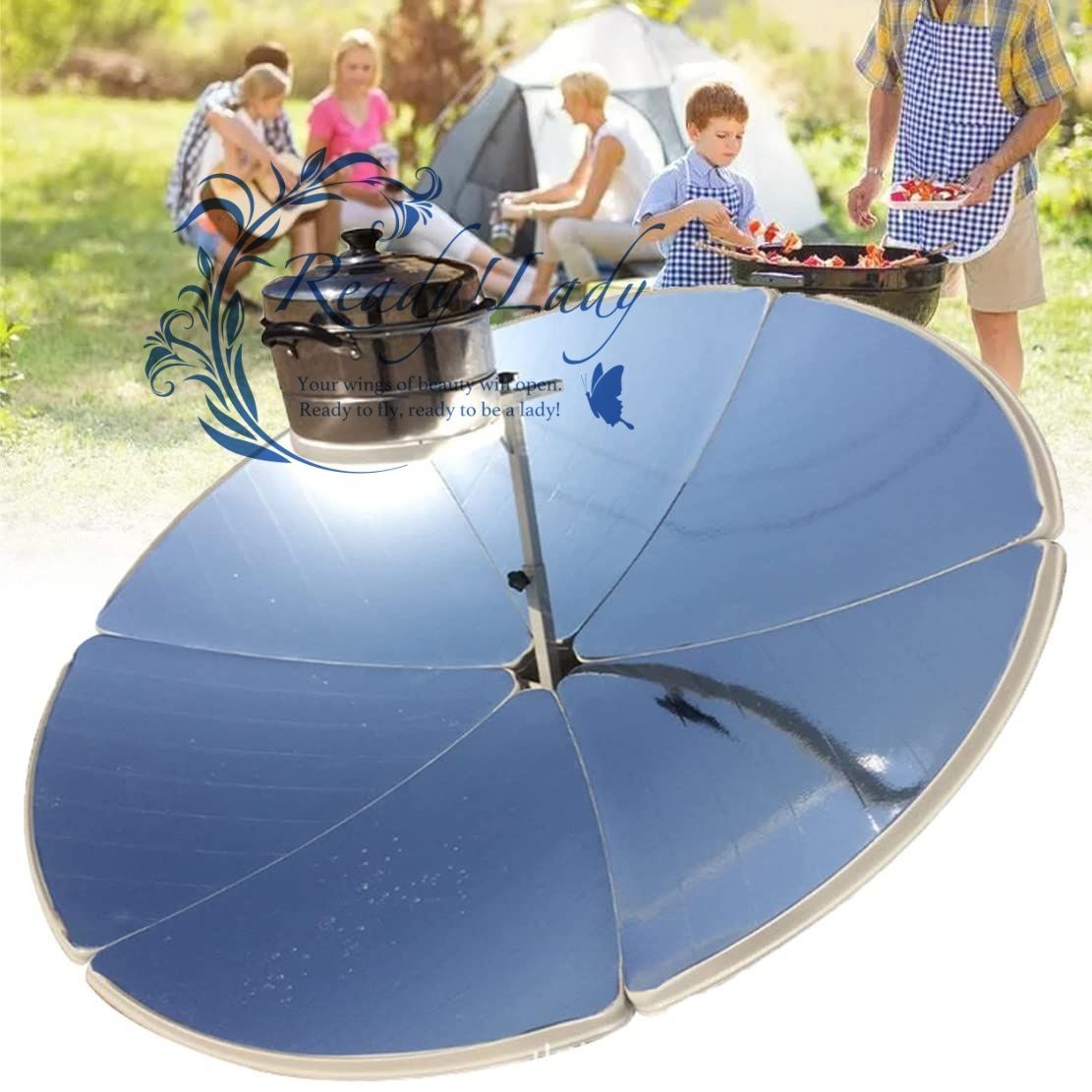 ソーラークッカー 1800Wパラボリックソーラークッカー、集中ソーラークッカー、屋外