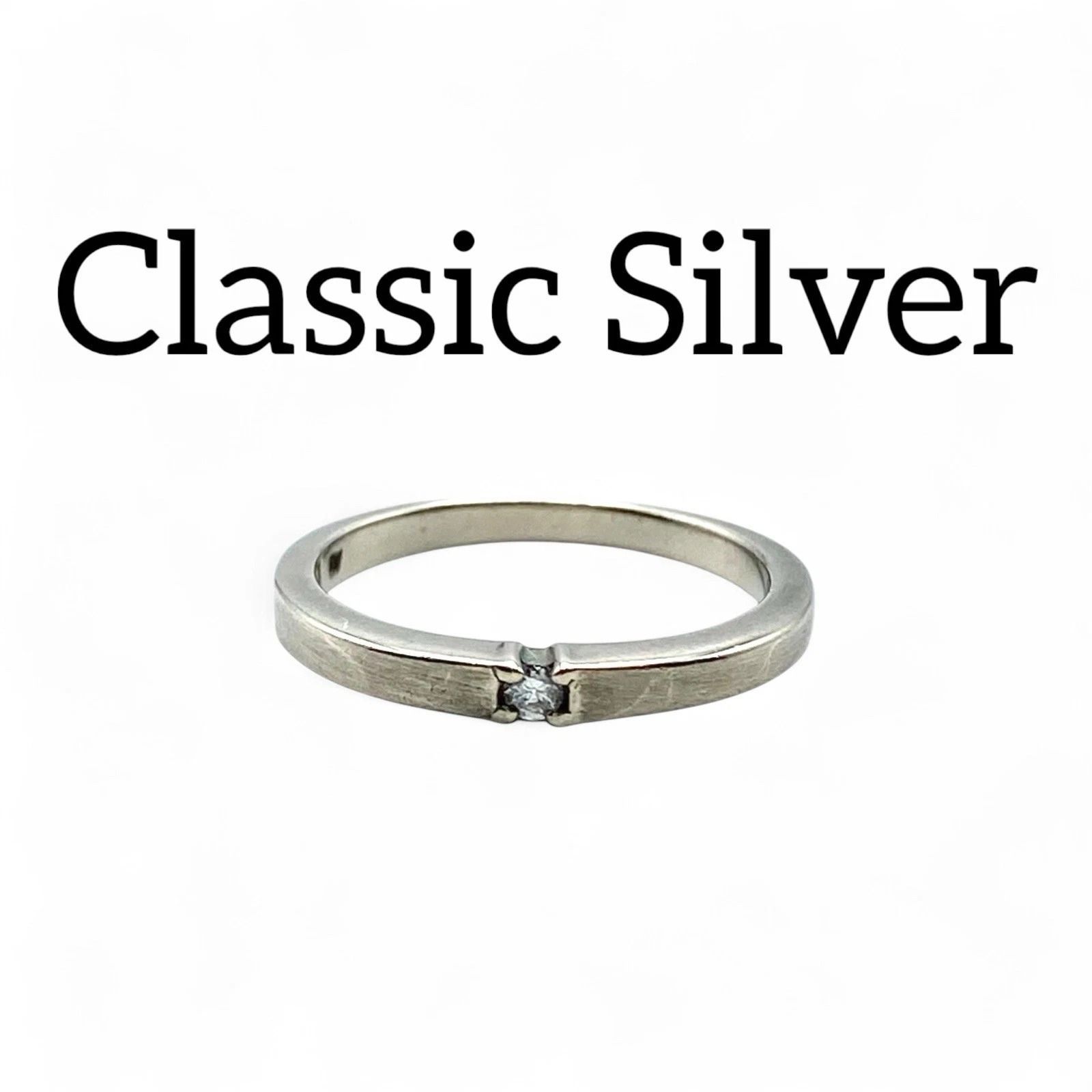 有刺鉄線】ワイヤー Silver 925 刻印 90s Vintage Design Ring 