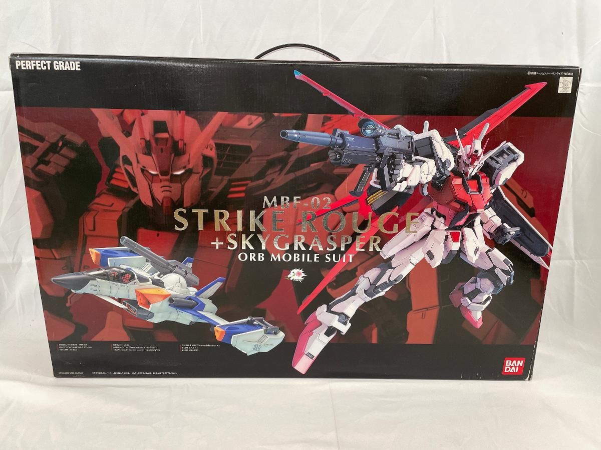 た*ん様 【新品未開封】MBF-02 ストライクルージュ + スカイグラスパー ♪【未開封】PG 1/60 MBF-02 ストライクルージュ + スカイグラスパー