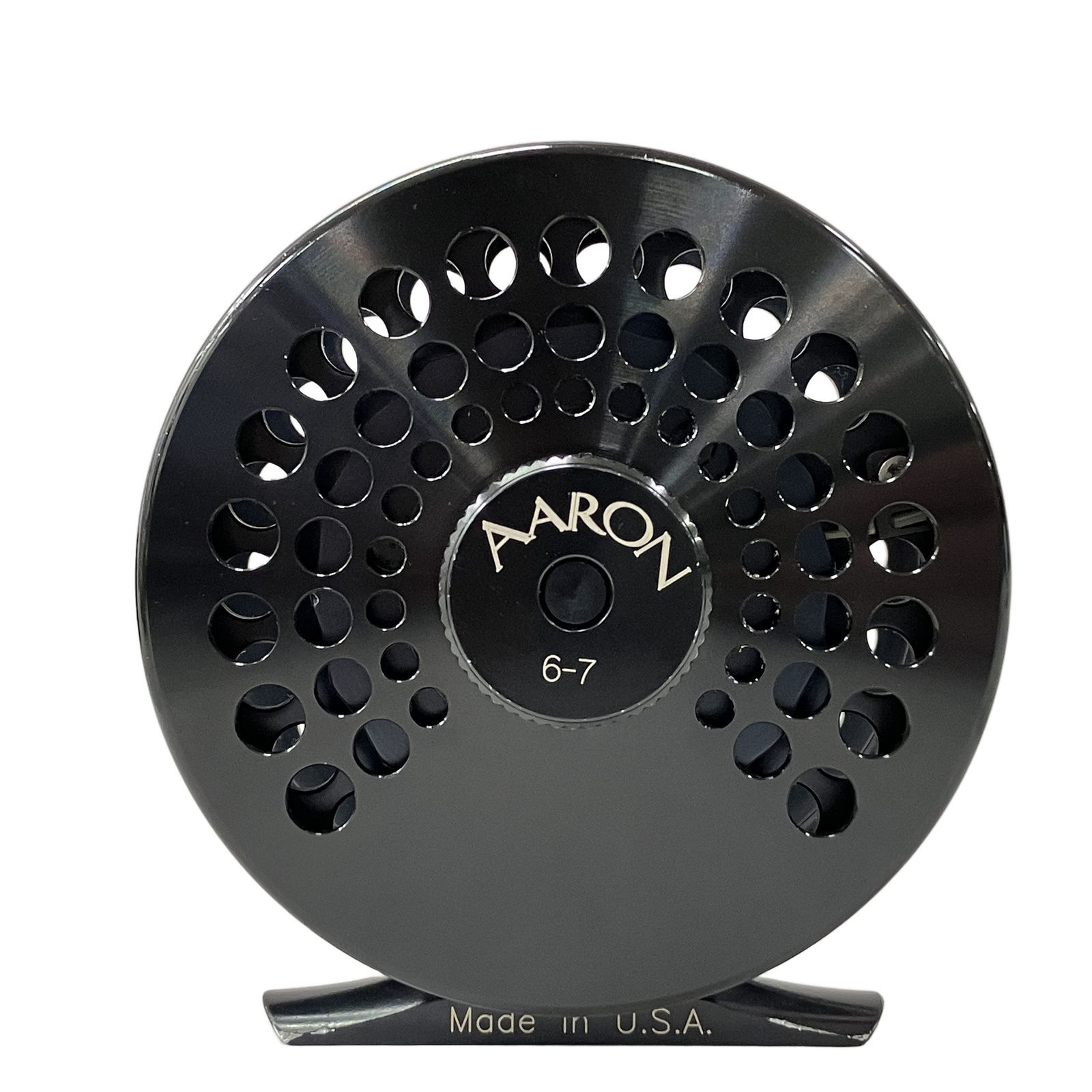 AARON 6-7 フライリール ソフトケース付き フィッシング アーロン 釣具
