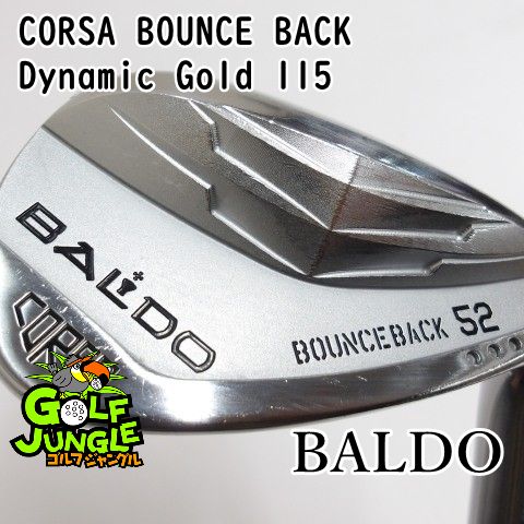 中古】ウェッジ バルド CORSA BOUNCE BACK Dynamic Gold 115 S200 52