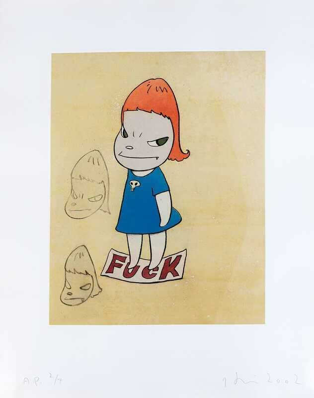 奈良美智 版画【On the F-word】 奈良美智 版画【On the F-word】 - メルカリ