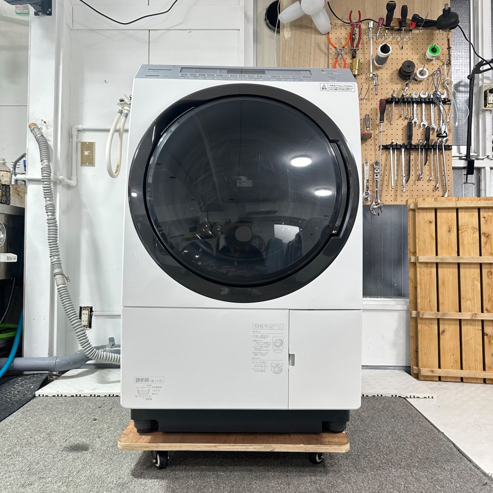 Panasonic NA-VX800AR 2019年製 完全分解洗浄済 ドラム式洗濯機 