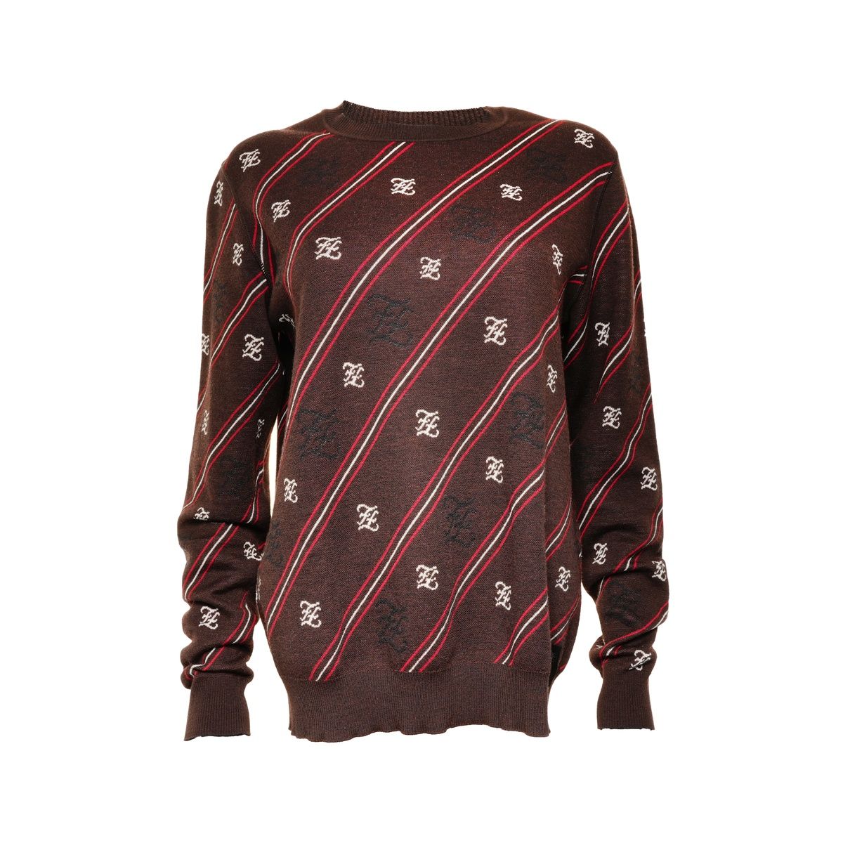 FENDI フェンディ ニット ウール FFジャガード FZY033 48【中古