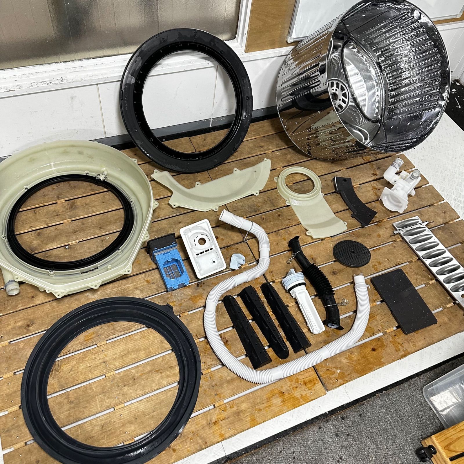 乾燥未使用 SHARP ES-K10B-TL 2023年製 ドラム式洗濯機 - メルカリ