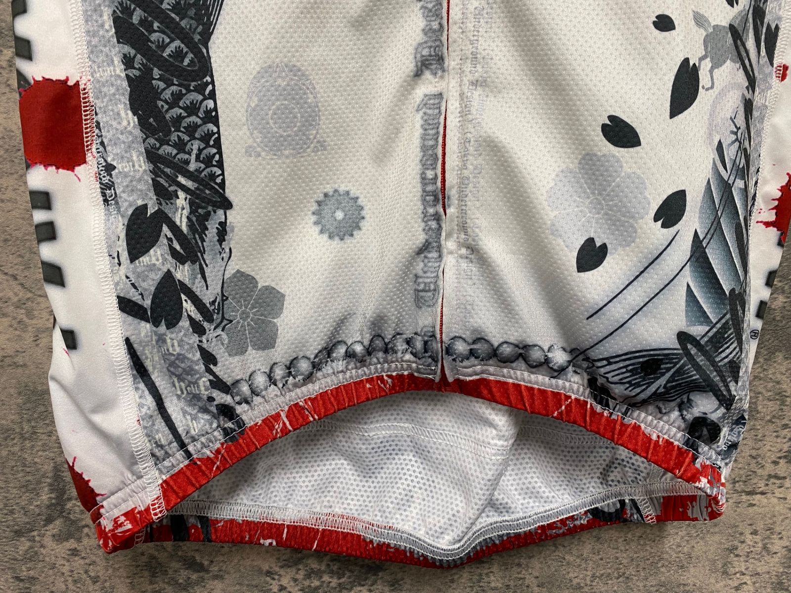 JP389 パンダーニ PANDANI 襟付 半袖 サイクルジャージ 白 ※サイズタグ