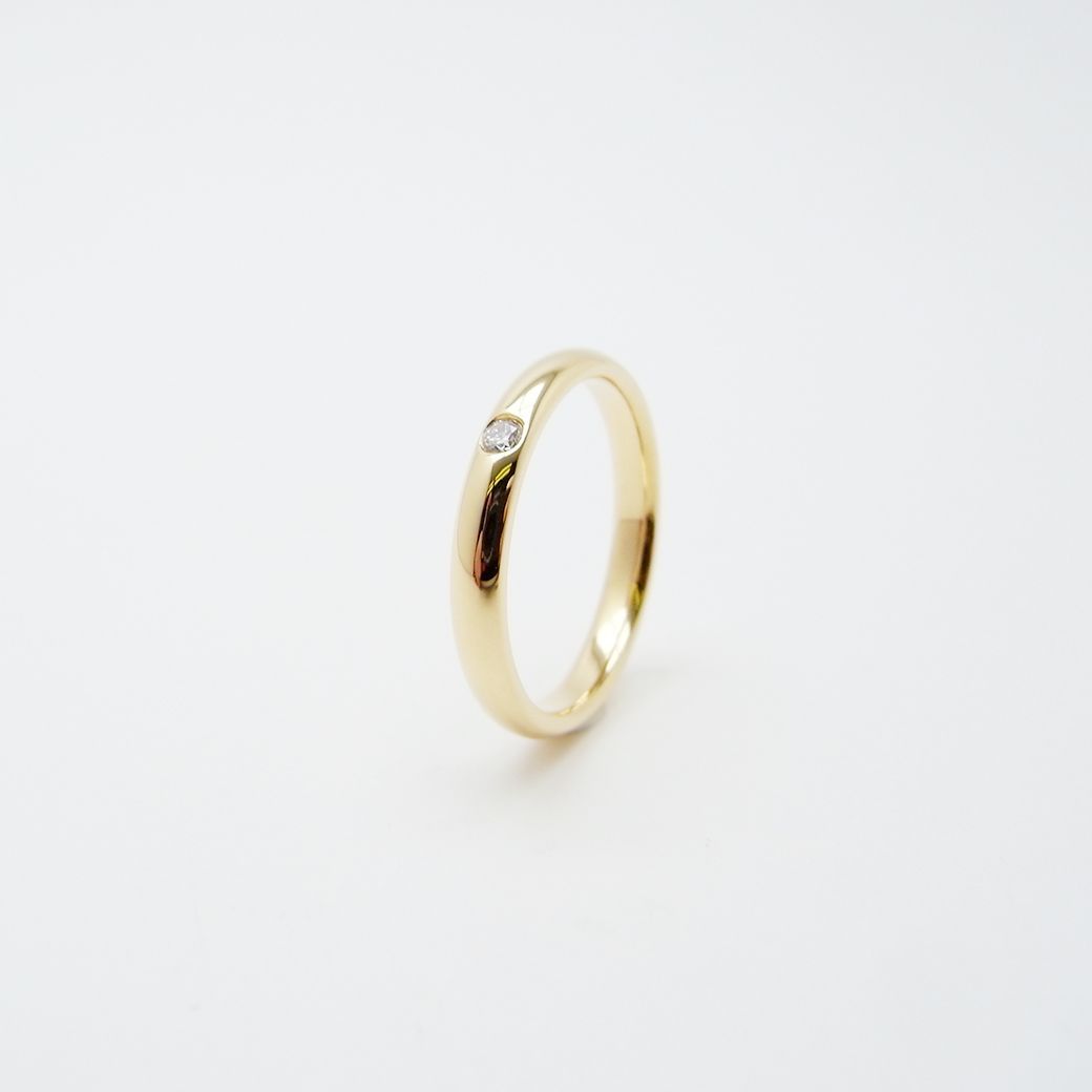 ハリーウィンストン ラウンドカット マリッジリング ダイヤモンド 17.5