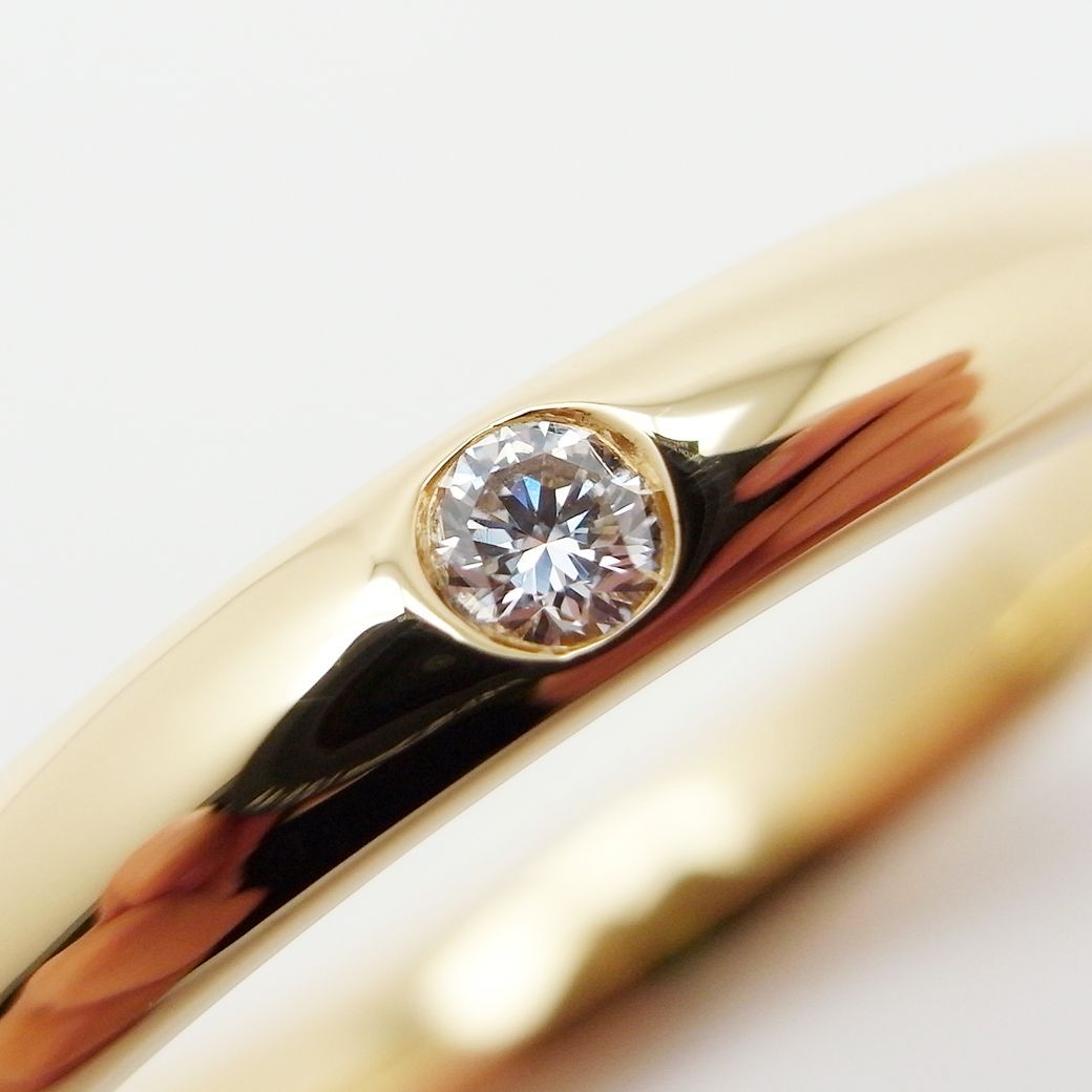 ハリーウィンストン ラウンドカット マリッジリング ダイヤモンド 17.5