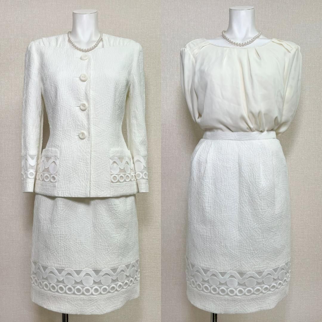 ◎当日発送可能【美品】ジュンアシダ セレモニー 膨れ織りジャガード