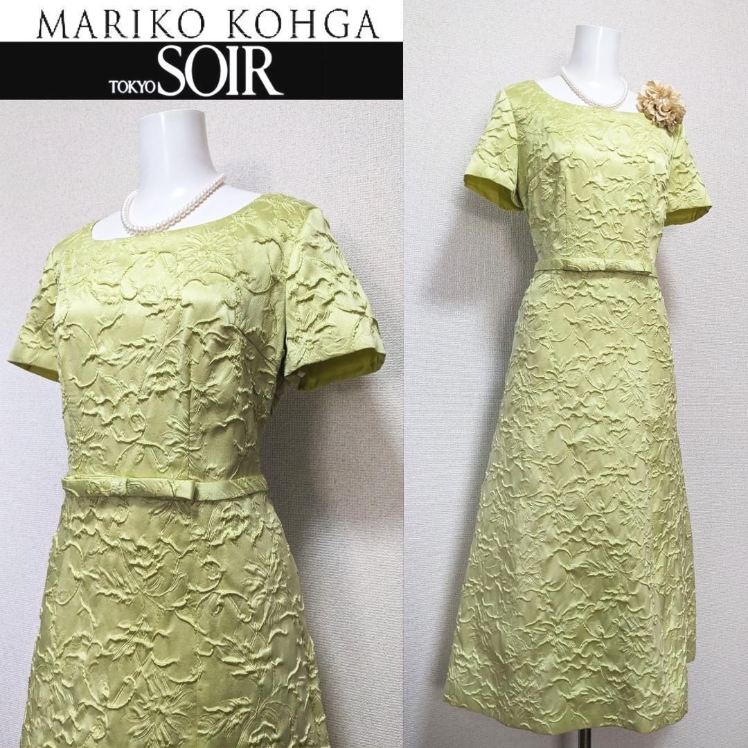 ◎当日発送可能【新品未使用】マリココウガ　東京ソワール　ワンピースドレス♯ ◎当日発送可能【新品】シルク混！マリココウガ 東京ソワール
