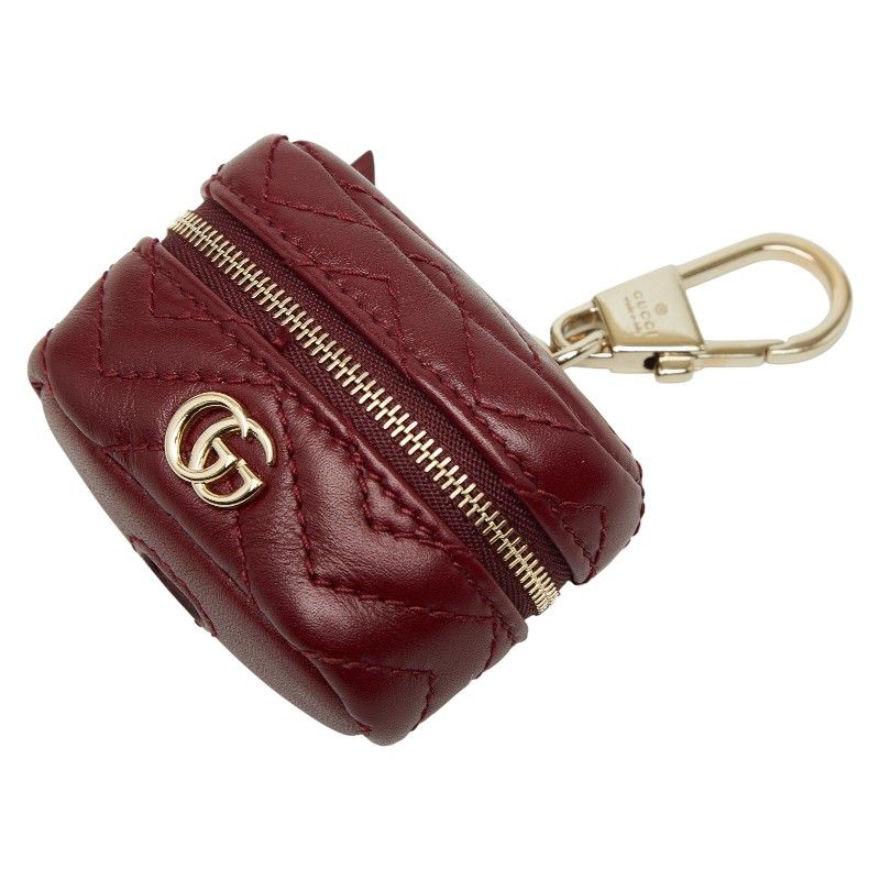 グッチ GGマーモント ダブルG AirPods エアポッズケース ボルドー