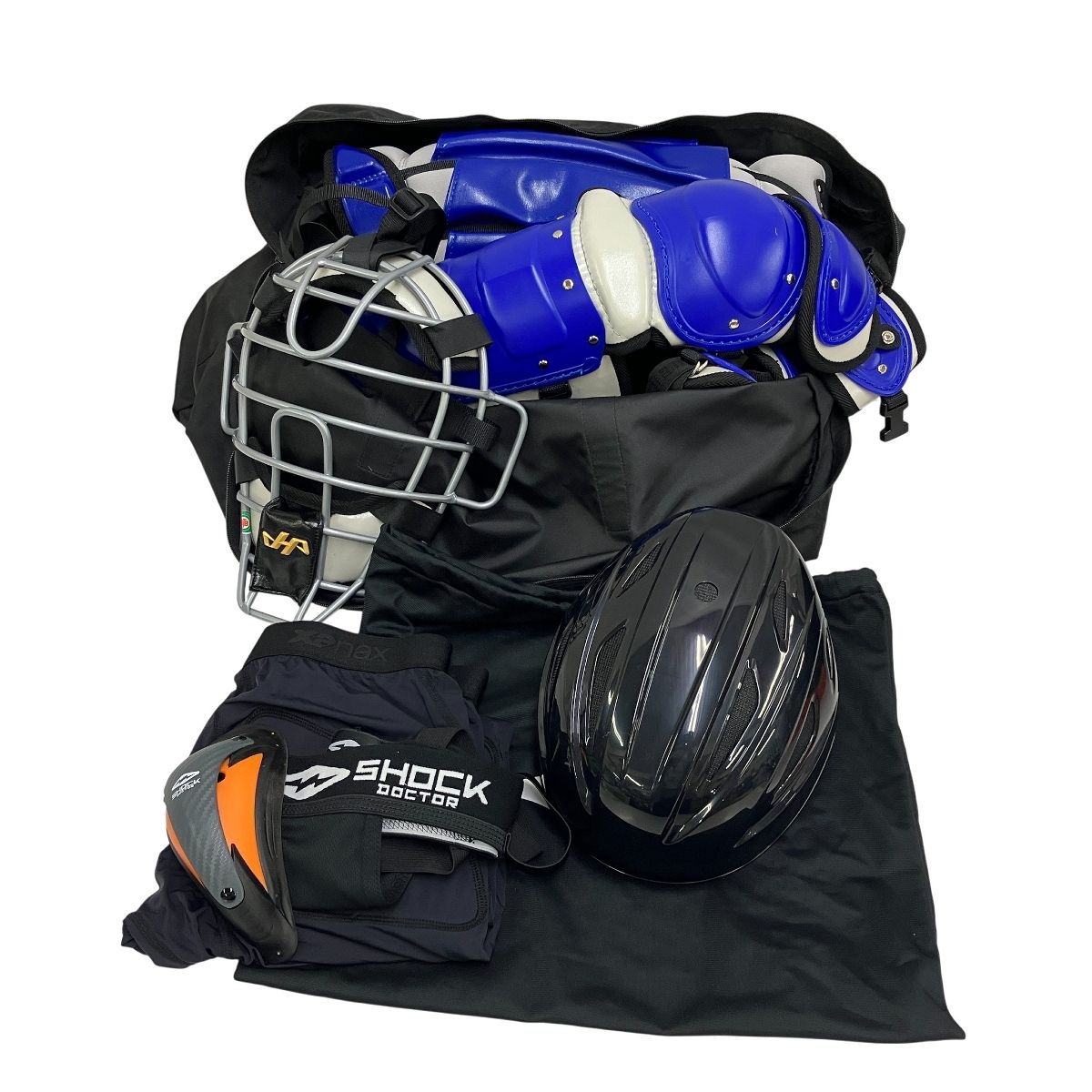 ハタケヤマ キャッチャー用ヘルメット・プロテクター・レガースセット ハタケヤマ キャッチャー用ヘルメット・プロテクター・レガースセット