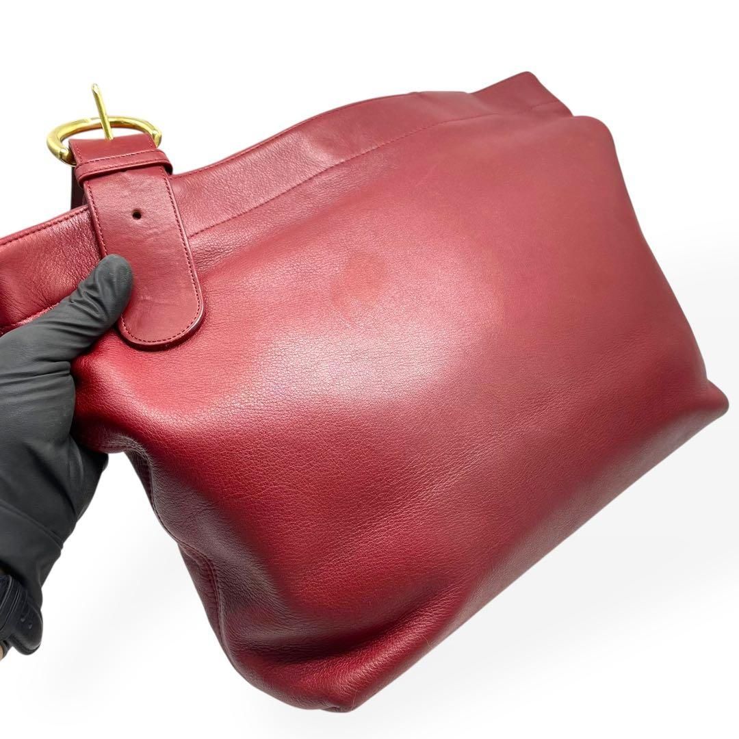 【極美品】COACH オールドコーチ ハンドバッグ トート USA製 極美品 COACH オールドコーチ USA製 トートバッグ 肩掛け レッド